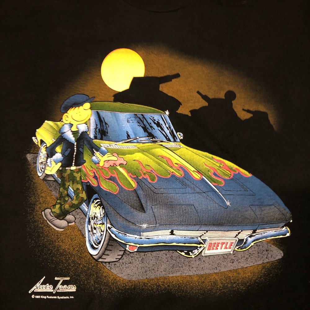 Very rare Beetle Bailey and his Hot rod!! - Picture 2 of 6